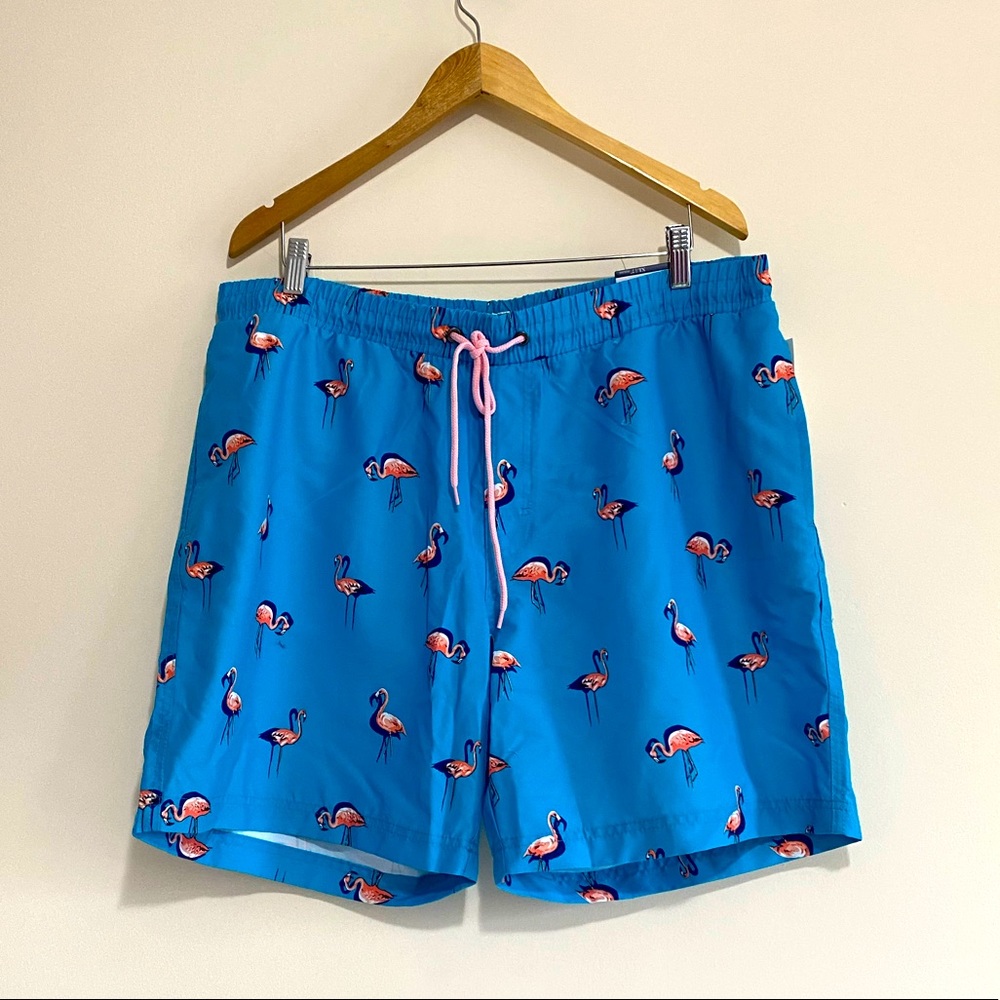 Swim Trunks Club Room XL Blue Flamingo Swim-ware